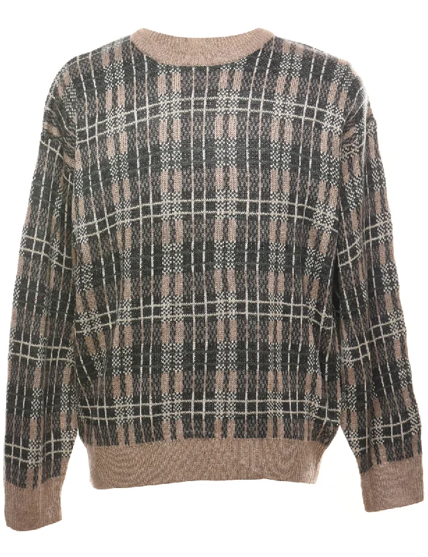 Jantzen Checked Jumper - XL