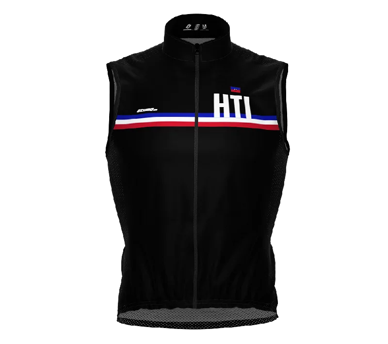 Wind Breaker Cycling Running Sports Vest Haiti Country Code for Men And Women