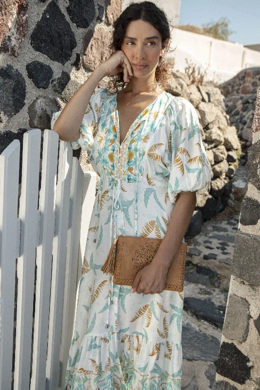 Koko Maxi Palm Dress