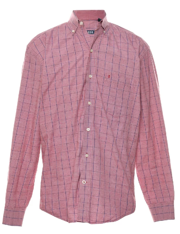 Izod Checked Shirt - M