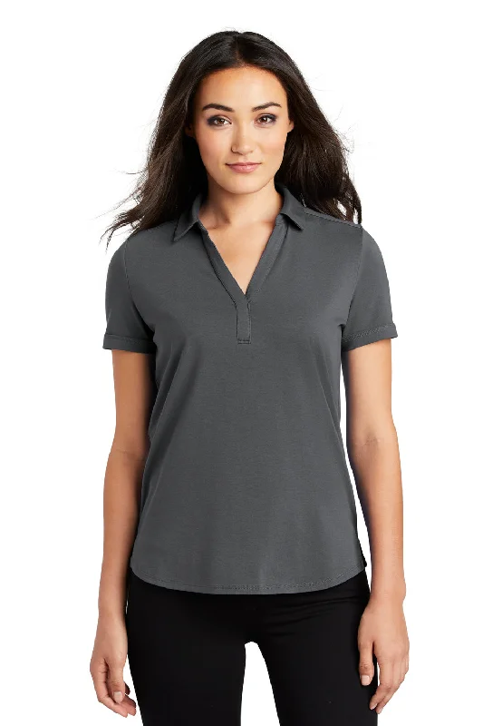 Ogio Womens Limit Moisture Wicking Short Sleeve Polo Shirt - Diesel Grey