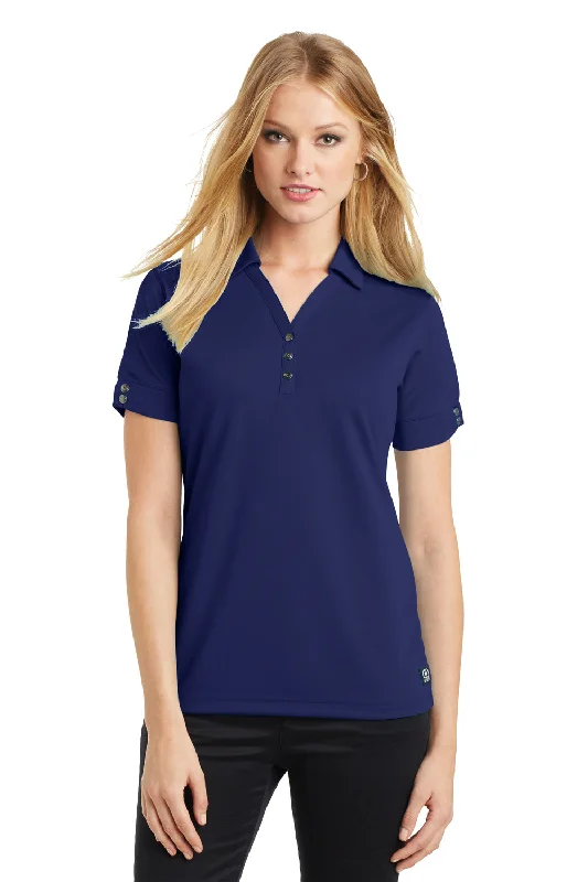 Ogio Womens Glam Moisture Wicking Short Sleeve Polo Shirt - Blueprint