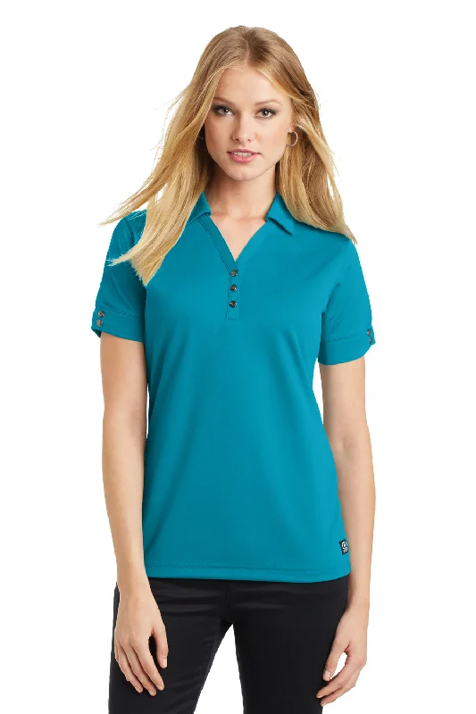 Ogio Womens Glam Moisture Wicking Short Sleeve Polo Shirt - Voltage Blue