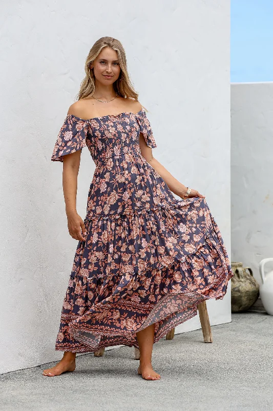 Eris Print Maxi Dress