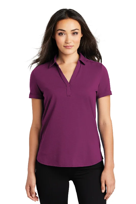 Ogio Womens Limit Moisture Wicking Short Sleeve Polo Shirt - Fuel Purple - Closeout