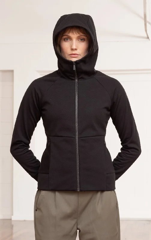 LAMINATED SOFTSHELL HOODY