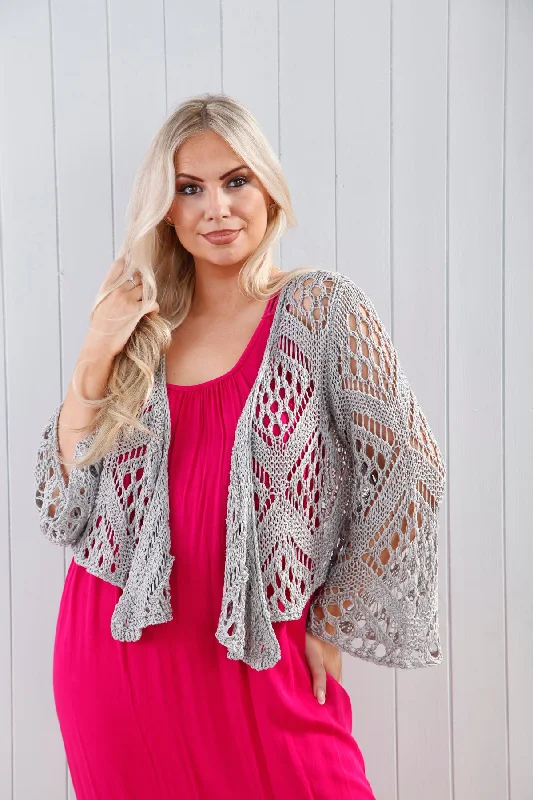 Orlena Cardigan Grey